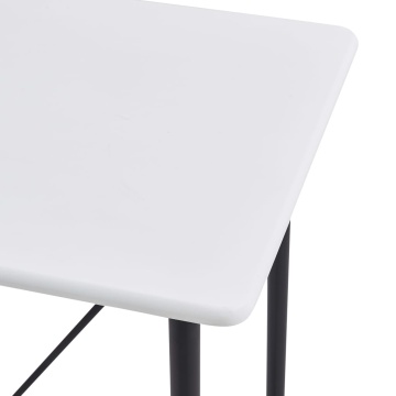 Masă de bar, alb, 120 x 60 x 110 cm, MDF - Img 6