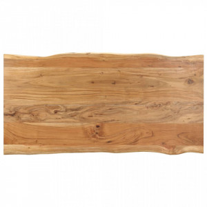 Masă de bucătărie, 154 x 80 x 76 cm, lemn masiv de acacia - Img 4