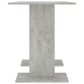 Masă de bucătărie, gri beton, 110x60x75 cm, PAL - Img 4