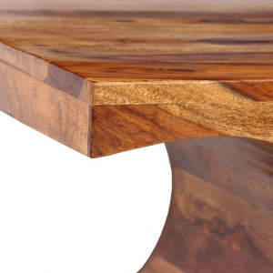Masă de cafea, lemn masiv de palisandru 90x50x35 cm - Img 8