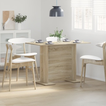 Masă de dining Sonoma Oak 110x60x75 cm din lemn prelucrat - Img 1