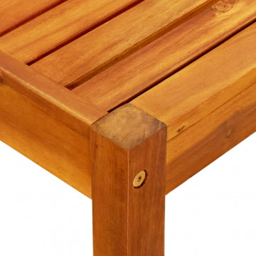 Masă de grădină, 85x57x29 cm, lemn masiv de acacia - Img 4