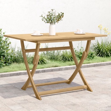Masă de grădină pliabilă, 120x70x75 cm, lemn masiv de acacia - Img 1