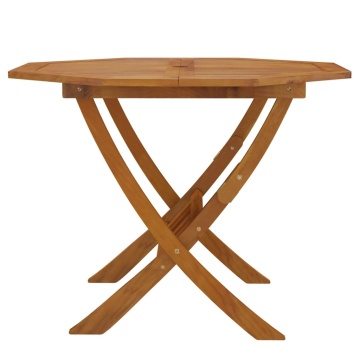 Masă de grădină pliabilă, 90x75 cm, lemn masiv de acacia - Img 4