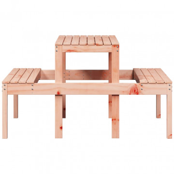 Masă de picnic, 110x134x75 cm, lemn masiv douglas - Img 8