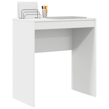 Masă de scris Alb Lemn prelucrat 70 x 40 x 76 cm Simplă - Img 3