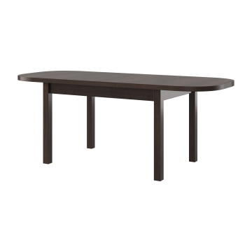 Masa extensibila 160x200 cm mb-12 venus1, wenge, lemn masiv de fag si pal - Img 3