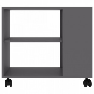 Masă laterală, gri, 70 x 35 x 55 cm, PAL - Img 4