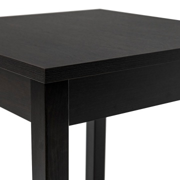 Masa living max9 w, wenge, fixa 80x80x78 cm, lemn masiv de fag/pal - Img 5
