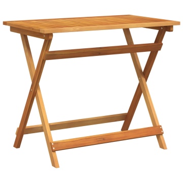 Masă pliantă de grădină dreptunghiulară 100x55x75 cm lemn masiv de acacia - Img 2