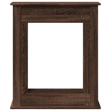 Mască de șemineu, stejar maro,75x20x87,5 cm, lemn prelucrat - Img 4