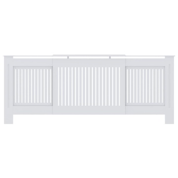 Mască pentru calorifer, alb, 205 cm, MDF - Img 3