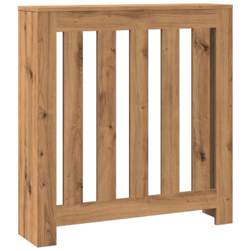Mască pentru calorifer stejar artizanal 78x20x82 cm lemn - Img 2