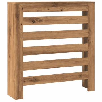 Mască pentru calorifer stejar artizanal 78x20x82 cm lemn - Img 2