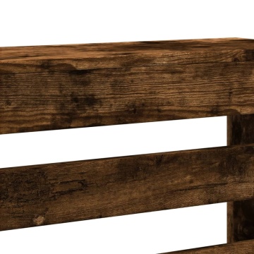 Mască pentru calorifer stejar fumuriu 78x20x82cm lemn prelucrat - Img 5
