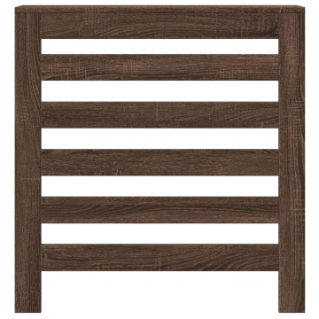 Mască pentru calorifer stejar maro 78x20x82 cm lemn prelucrat - Img 3