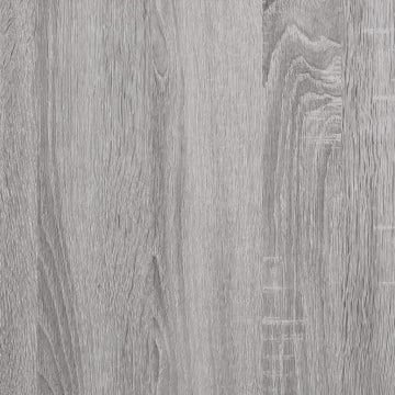 Măsuță consolă cu raft gri sonoma 100x29x75 cm lemn prelucrat - Img 6