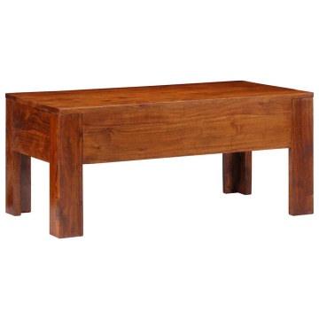 Măsuță de cafea, 90x50x40 cm, lemn masiv de acacia - Img 4