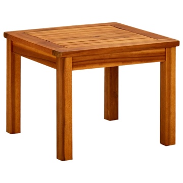 Măsuță de cafea de grădină, 45x45x36 cm, lemn masiv acacia - Img 1