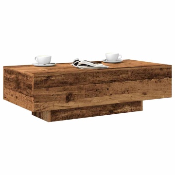 Măsuță de cafea, lemn vechi, 100x49,5x31 cm, lemn prelucrat - Img 1