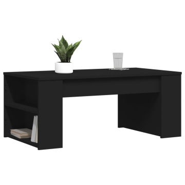 Măsuță de cafea, negru, 102x55x42 cm, lemn prelucrat - Img 3