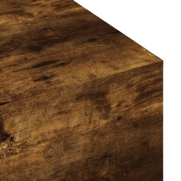 Măsuță de cafea, stejar afumat, 100x49,5x31 cm, lemn prelucrat - Img 6
