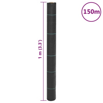 Membrană antiburuieni, negru, 1x150 m, PP - Img 7
