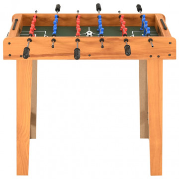 Mini masă de fotbal, 69 x 37 x 62 cm, arțar - Img 2