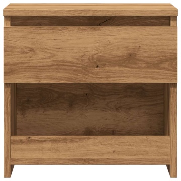 Noptiera Artisan Stejar 40x30x39 cm Lemn prelucrat - Img 4