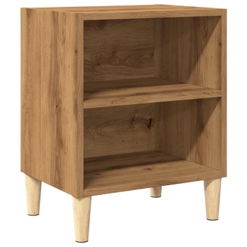 Noptiera Stejar artizanal 40x30x50 cm Lemn prelucrat - Img 2