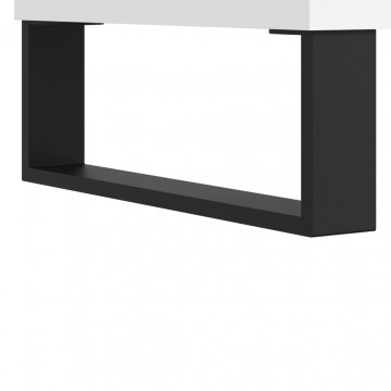 Noptiere, 2 buc., alb, 40x35x50 cm, lemn compozit - Img 7