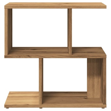 Noptiere 2 buc. stejar artizanal 50x30x51,5 cm lemn prelucrat - Img 8