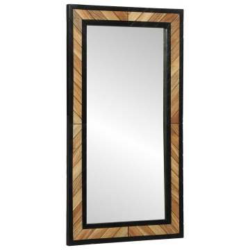 Oglindă 90x2x50 cm Lemn solid de acacia - Img 2