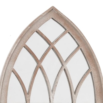 Oglindă de grădină, nisipiu, 70x30 cm, fier, uz exterior - Img 6