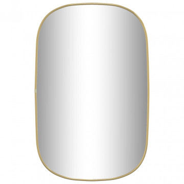 Oglindă de perete, auriu, 70x45 cm - Img 2