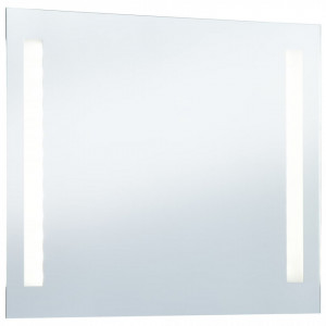 Oglindă de perete de baie cu LED, 100 x 60 cm - Img 4