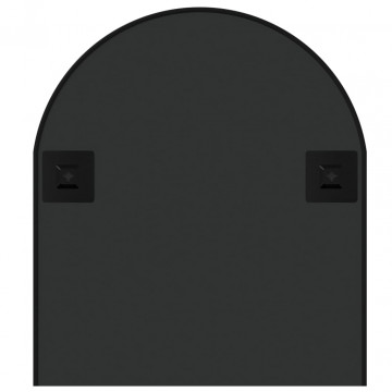 Oglindă de perete, negru, 100x45 cm, ovală - Img 6