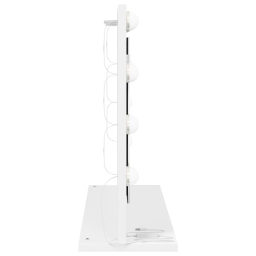 Oglinda de toaletă cu lumini LED albă 60x45x18 cm - Img 4