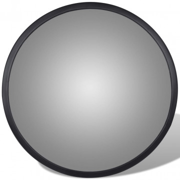 Oglindă rutieră acrilică convexă de interior 30 cm negru - Img 2