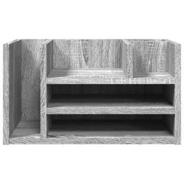 Organizator birou, gri sonoma, 44,5x24x25 cm lemn prelucrat - Img 4