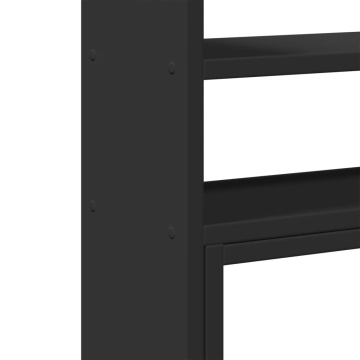 Organizator birou, negru, 40x17x41 cm, lemn prelucrat - Img 7