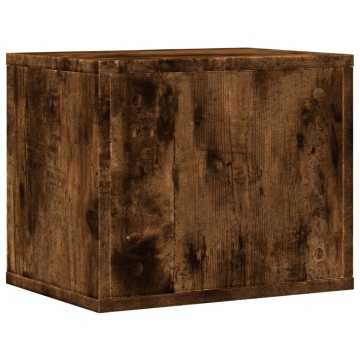 Organizator birou, stejar fumuriu, 36x26x29,5 cm lemn prelucrat - Img 5