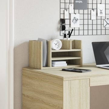 Organizator birou, stejar sonoma, 44,5x24x25 cm lemn prelucrat - Img 3