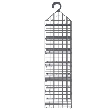 Organizator pentru dulap suspendat, cu 7 rafturi - Img 4