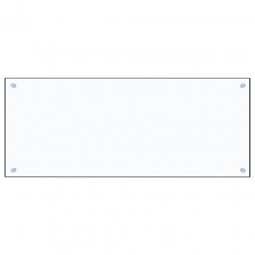 Panou antistropi bucătărie transparent 100x40cm sticlă securiz. - Img 1