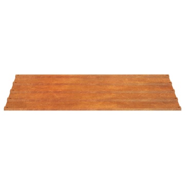 Panouri de acoperiș, 36 buc., ruginiu, 60x44 cm, oțel corten - Img 7