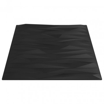 Panouri de perete 24 buc. negru 50x50 cm EPS 6 m² piatră - Img 5