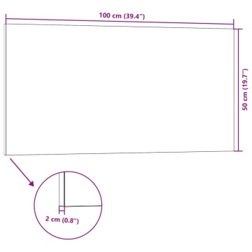 Panouri de perete 3D, 10 buc., maro, 100x50 cm, EPS - Img 5