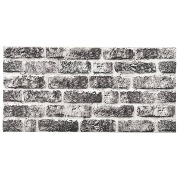 Panouri de perete 3D, model cărămidă, gri închis, 11 buc., EPS - Img 2
