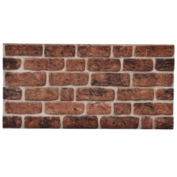 Panouri de perete 3D, model cărămidă, maro închis, 11 buc., EPS - Img 2